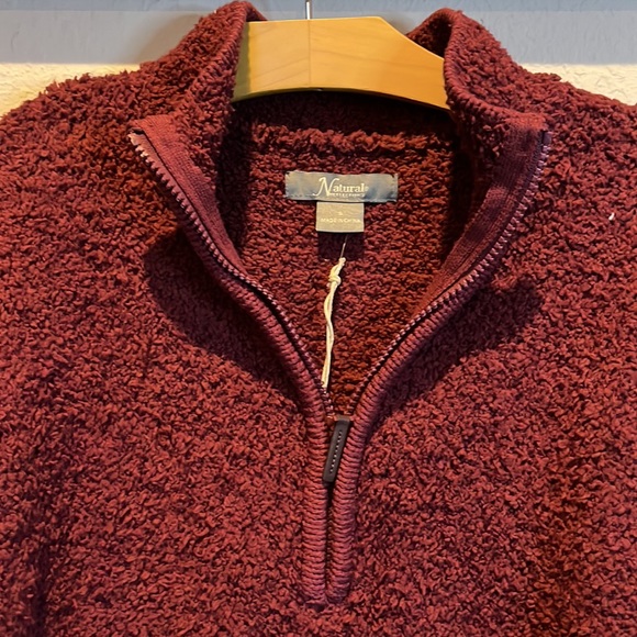 NWT Natural Reflections Sherpa 1/4 zip size small - Picture 2 of 8